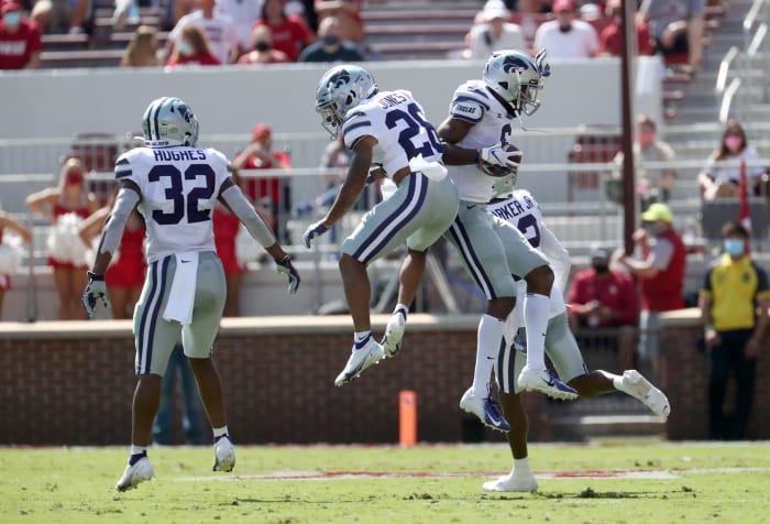 K-State's defense with another takeaway